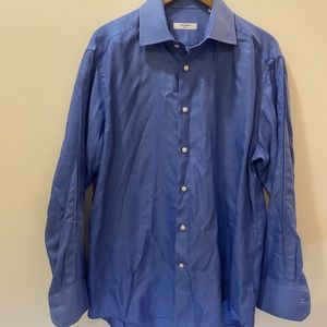 Equilibrio Italia Blue Dress Shirt XL